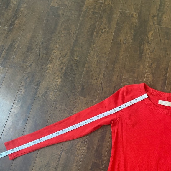 Everlane The Ribbed Red mini dress - Picture 9 of 13